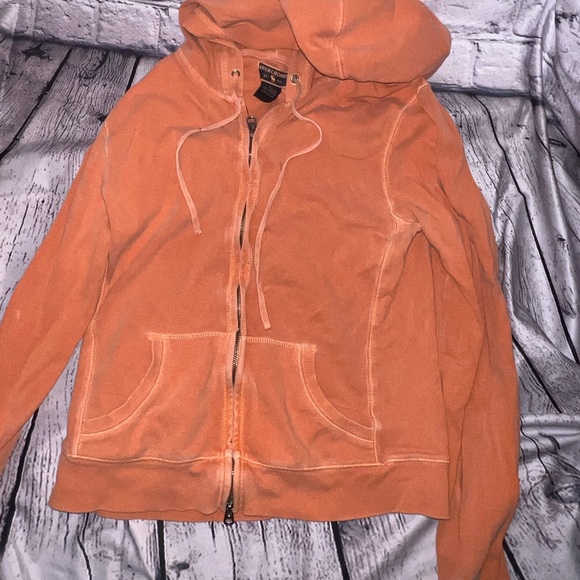 Abercrombie & Fitch Jackets & Blazers - Orange Zip-Up Hoodie